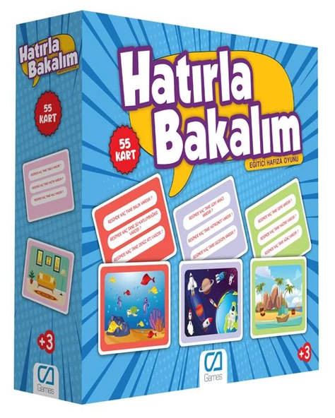 Hatırla Bakalım Eğitici Hafıza Oyunu Ca Games