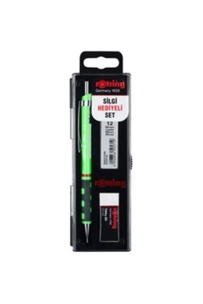 Rotring 3Lü Okul Seti 05Mm Neon Yeşil Versatil+Min+Silgi