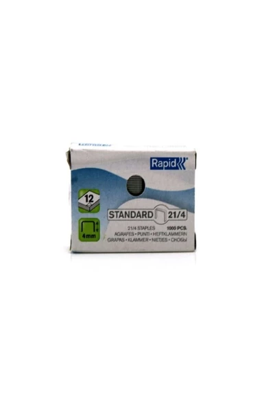 Rapid Zımba Teli 21/4 1M Standart 100Li 24867600 ( 10 Adet )