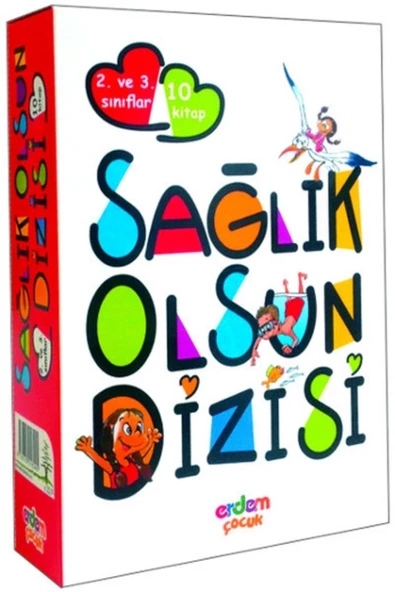 Erdem / Sağlık Olsun Dizisi 10 Kitaplık Set