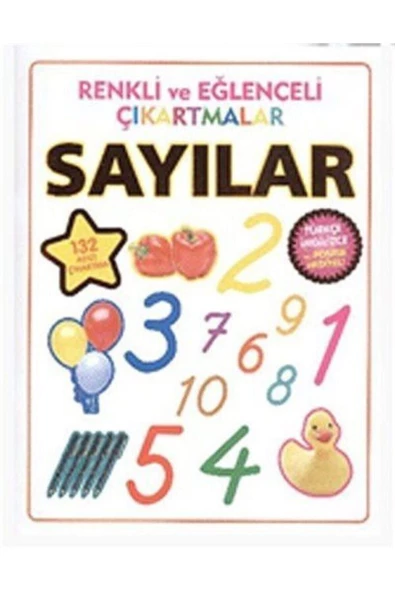 Parıltı / Sayılar - Renkli Eğlenceli Çıkartmalar