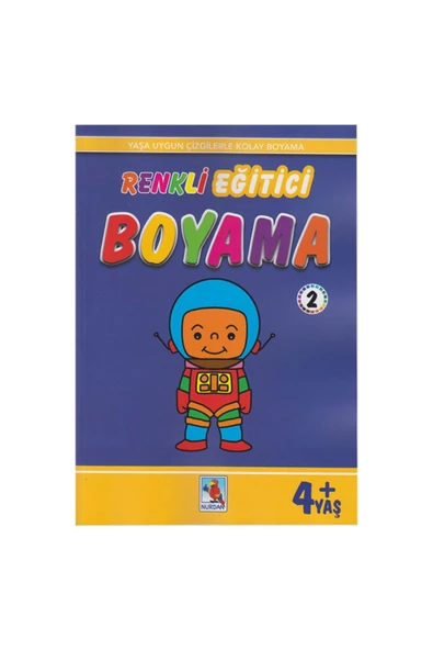 Nurdan / Renkli Eğitici Boyama - 2 4+Yaş