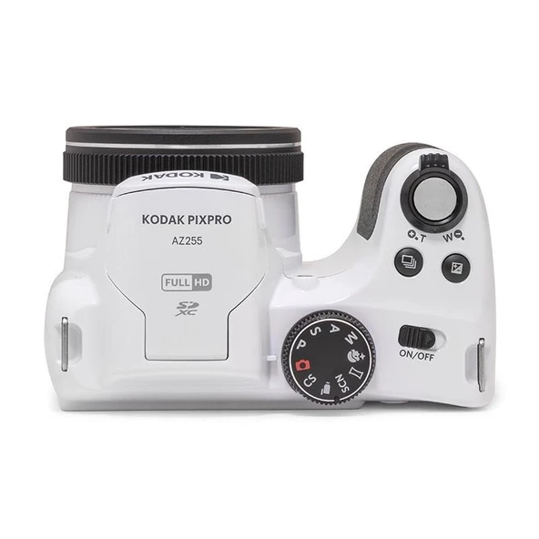 Kodak Astro Zoom AZ255/25x Yakınlaştırma Dijital Fotoğraf Makinesi-Beyaz - 4
