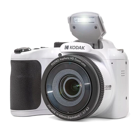 Kodak Astro Zoom AZ255/25x Yakınlaştırma Dijital Fotoğraf Makinesi-Beyaz - 3