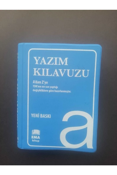 Ema Kitap / Yazım Kılavuzu - Plastik (Biala) Kapak ( A Dan Z Ye - Yeni Baskı)