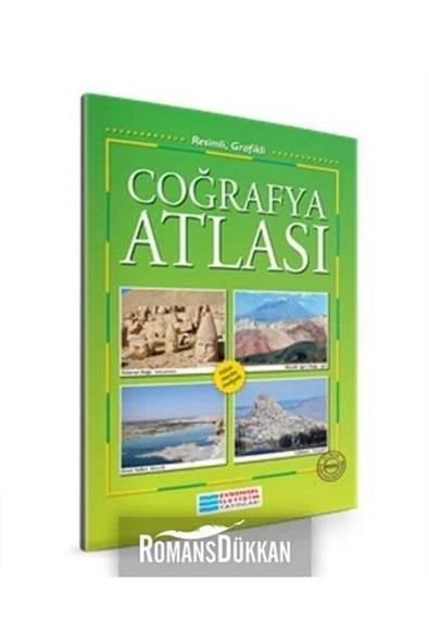 Evrensel / Coğrafya Atlası (Karton Kapak) Resimli - Grafikli