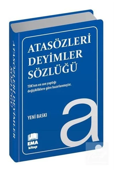 Ema Kitap / Atasözleri Ve Deyimler Sözlüğü (Biala Plastik Kapak)