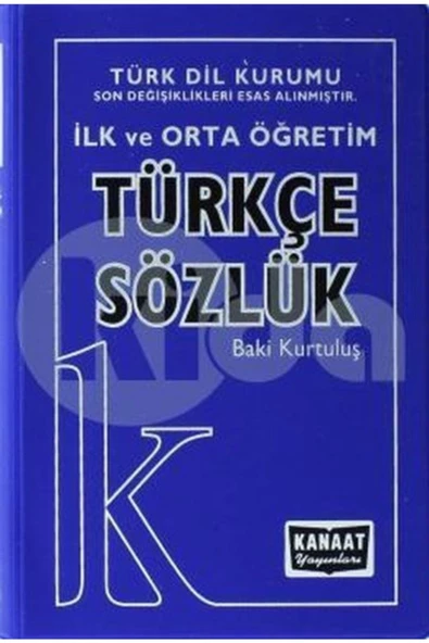 Kanaat / Türkçe Sözlük - (Biyala Kapak) İlk Ve Orta Öğretim