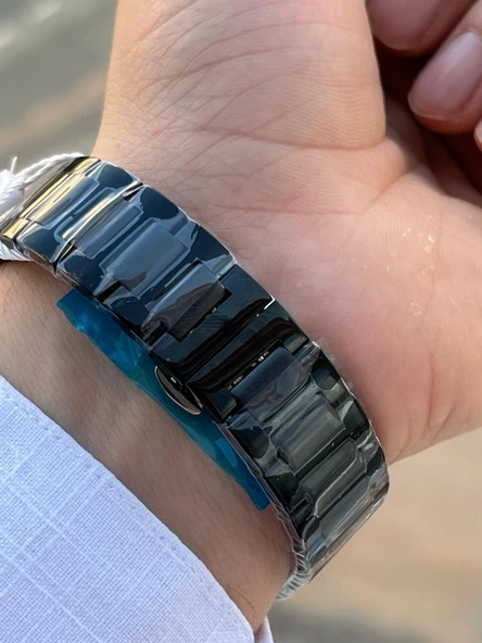 Ferro Çelik Kordon İç Fonksiyonlar Aktif Takvimli 30 Mt Su Geçirmez Erkek Kol Saat EFM11499-G - Resim 6