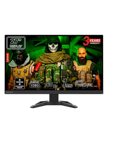 G27-30 27 165Hz 1ms FreeSync FHD Yükseklik Ayarlı Siyah 66E7GAC2TK Gaming Monitor - 3