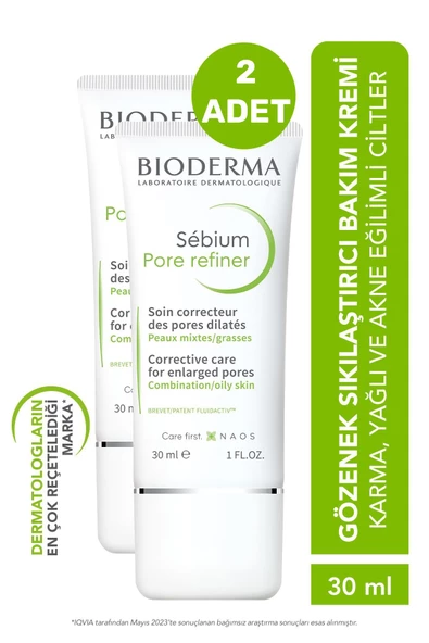 Bioderma Sebium Pore Refiner 30 ml Gözenek Azaltıcı Bakım Kremi 2 Adet