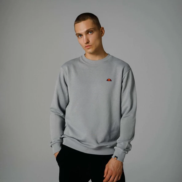 Ellesse Fermuarlı Sweatshirt Gri Erkek EM465