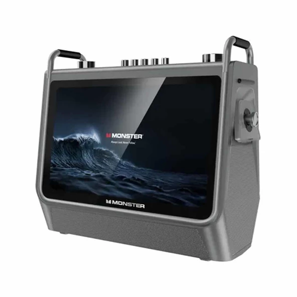 Monster Superstar 800 2 Mikrofonlu Hepsi Bir Arada Bluetooth Karaoke Sistem Hoparlörü 200W - 3