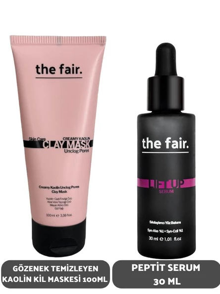 the fair. Gözenek Temizleyen Kaolin Kil Maskesi 100 ml ve Peptit Serum Seti 30 ml