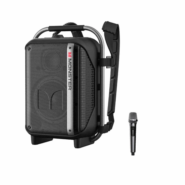 Monster Traveler 1 Mikrofonlu Yüksek Güçlü Bluetooth Hoparlör 200W - 4
