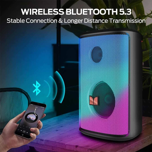 Monster Sparkle Bluetooth Tasinabilir Kablosuz Hoparlörler 80W - 7