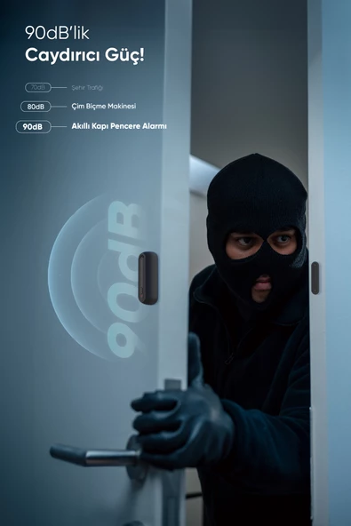 Şımart Akıllı Kapı Ve Pencere Alarmı Wi-fi Kontrollü Ve Yüksek Alarm Sesi - 4