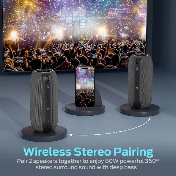 Monster Superstar S320 Tasinabilir Kablosuz Bluetooth Hoparlör 40W - 4