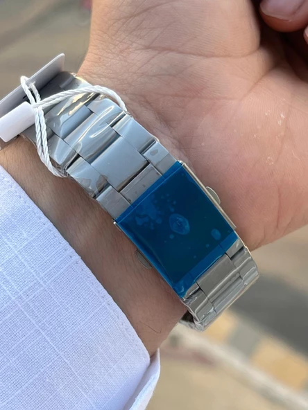 Ferro Çelik Kordon Takvimli Kadran 30 Mt Suya Dayanıklı Erkek Kol Saati EFM11171-BG - Resim 6