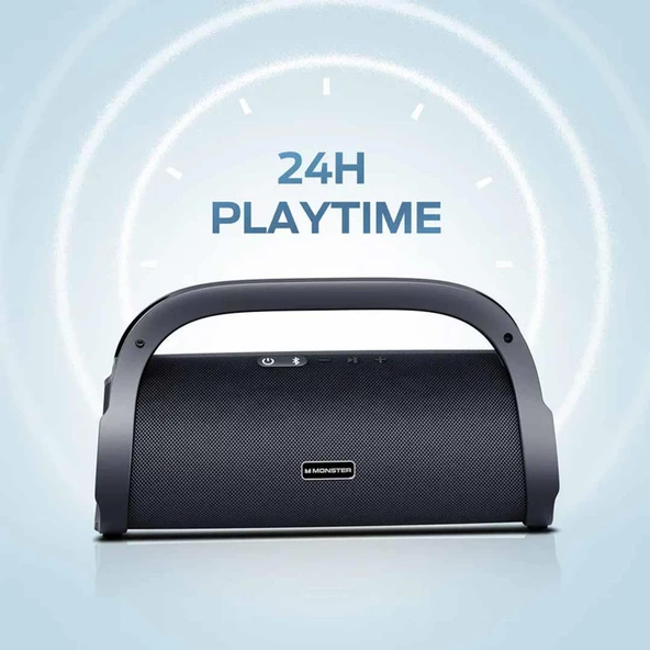 Monster Adventurer Max Boombox Çift Subwoofer'li IPX7 Su Geçirmez Bluetooth Hoparlör 60W - 5
