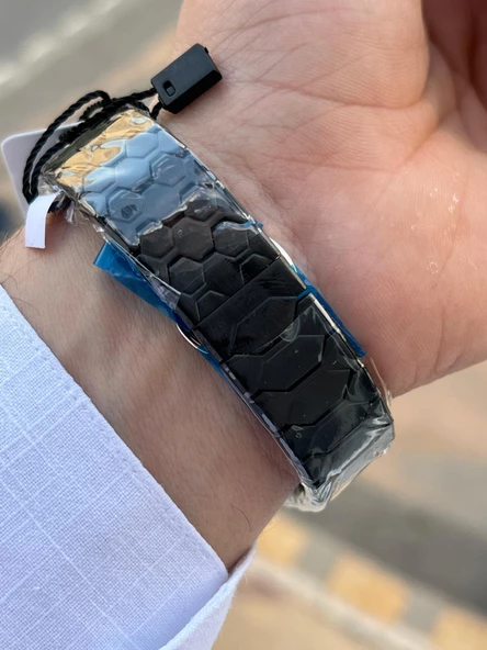 Ferro Çelik Kordon Takvimli Kadran 30 Mt Suya Dayanıklı Erkek Kol Saati EFM40133-BG - Resim 6