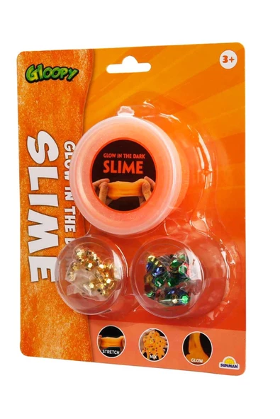 Karanlıkta Parlayan Turuncu Slime: Büyülü Bir Deneyim! - 3