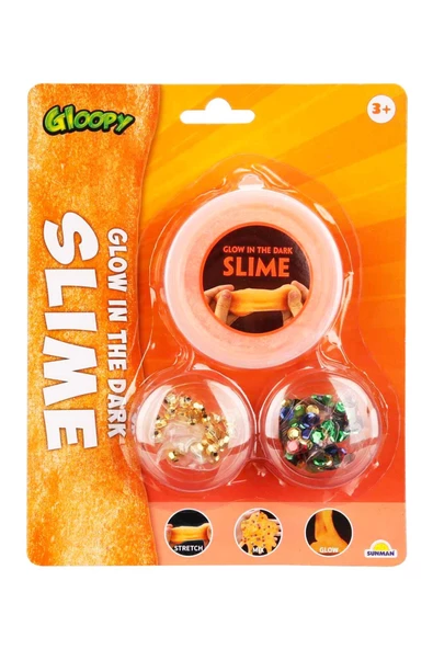 Karanlıkta Parlayan Turuncu Slime: Büyülü Bir Deneyim! - 2