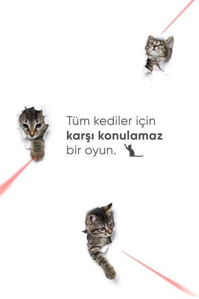 Şımart Akıllı Lazer Kedi Oyuncağı - 3