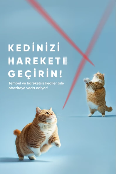 Şımart Akıllı Lazer Kedi Oyuncağı - 7
