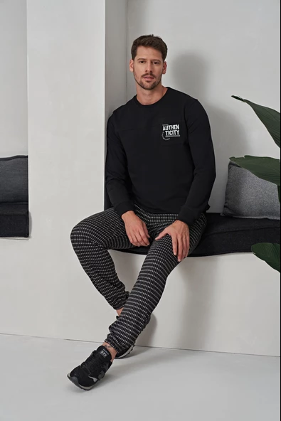 Poleren 8251 Erkek Kışlık Pijama Takımı