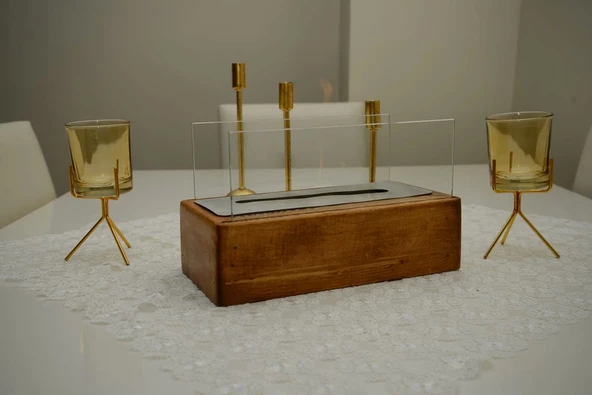 FREYA Dekoratif Masa Üstü Şömine - 2