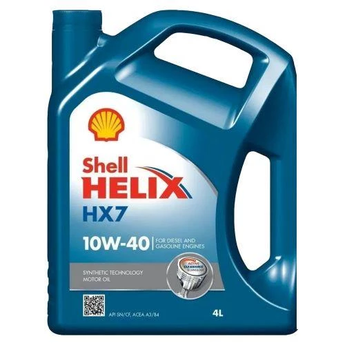 SHELL HELIX HX7 5W-40 Sentetik Motor Yağı 4 Litre