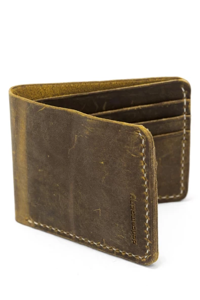 Erkek Deri Cüzdan Hardal Sarı 113561 - 4