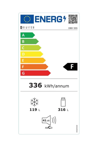 Dijitsu  Dbd555 Kombi Inox Buzdolabı - 3