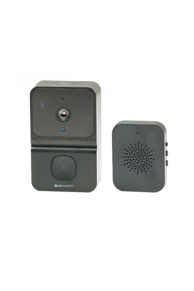 Şımart Akıllı Kapı Zili Wi-fi Kontrollü, Gece Görüş, Ses Gönderme Ve Alma