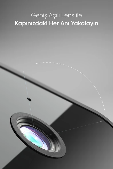 Şımart Akıllı Kapı Zili Wi-fi Kontrollü, Gece Görüş, Ses Gönderme Ve Alma - 5