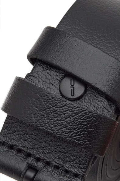 Erkek Siyah Deri Kemer 112540 - 3