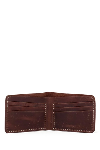 Erkek Deri Cüzdan Kızıl Kahverengi 113561 - Resim 2