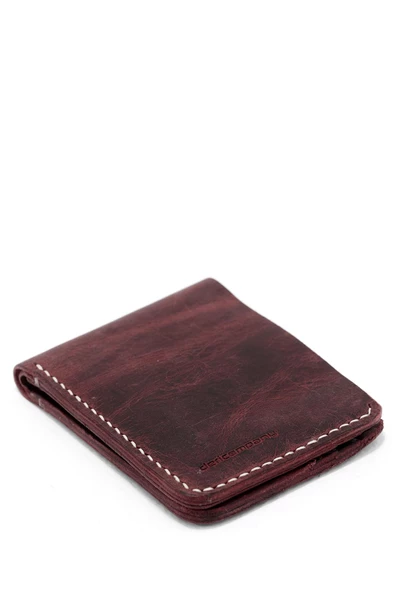 Erkek Deri Cüzdan Bordo 113561 - Resim 4