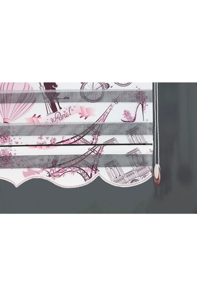Blind-X Dijital Baskılı Desenli Stor Zebra Perde Çocuk Odası Perdesi ve Mutfak Perdesi Dayanıklı Alüminyum Kasa - 3