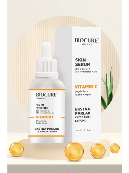 Biocure C Vitamini & Hyaluronik Asit Extra Parlak Aydınlatıcı Ve Leke Karşıtı Yüz Serumu 30 Ml - 2