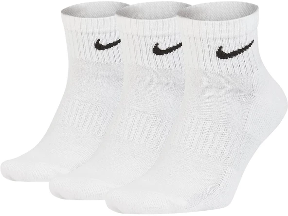 Nike Everyday Cushion Ankle Erkek Beyaz Günlük Çorap SX7667-100 MEDIUM