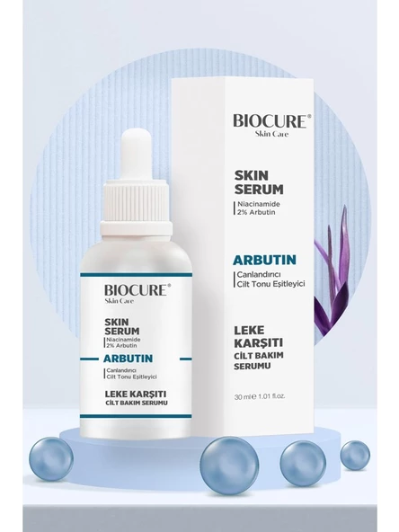 Biocure Arbutin Leke Karşıtı & Canlandırıcı & Aydınlatıcı Cilt Bakım Serumu 30 ml - 3
