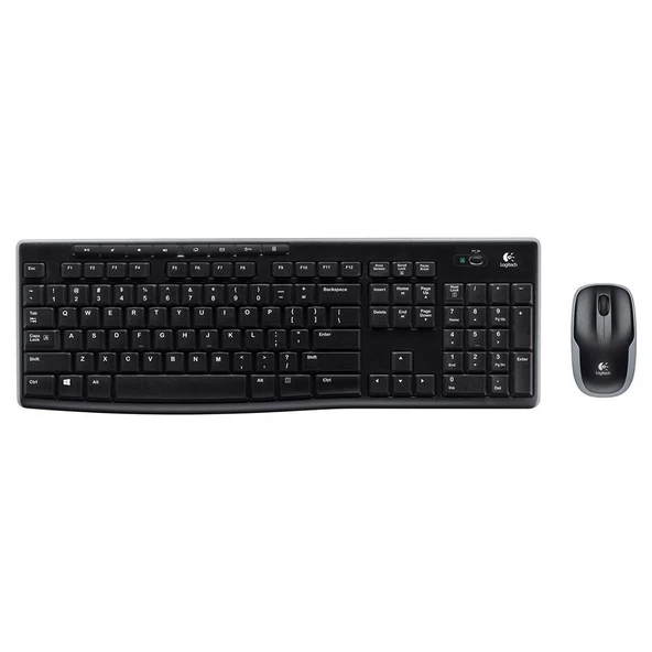 Logitech MK270 Siyah Kablosuz Klavye Mouse Set 920-004525
