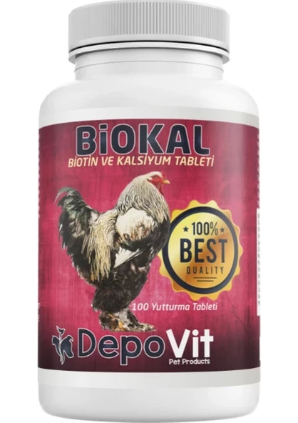 Depovit Biocal & Biotin Kalsiyum Tablet ( Tavuk Horoz Kaz Ördek Vb)
