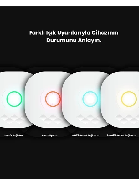 Fonri Akıllı Pratik Alarm Seti; Akıllı Alarm, 5 Adet Akıllı Kapı Pencere Sensörü, Kumanda, Yüksek Sesli - 4