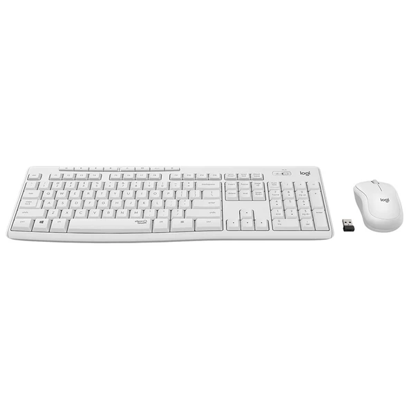 Logitech MK295 Beyaz Kablosuz Klavye Mouse Set 920-010089 - 2