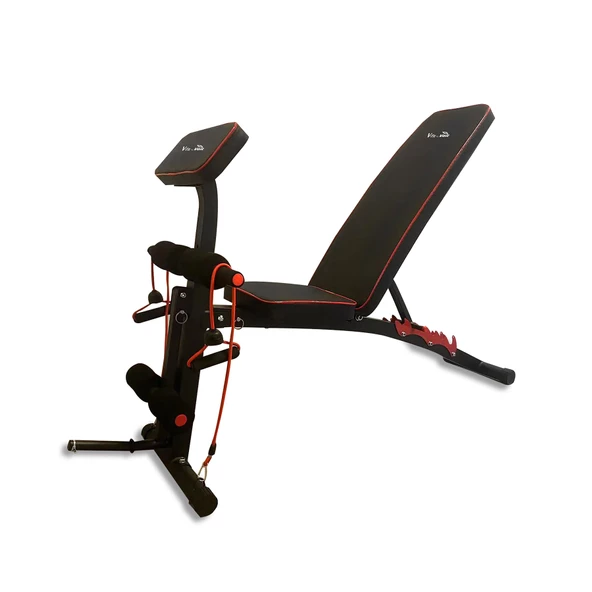 V-FIT By Voit D208 Katlanabilir Incline/decline Ayarlanabilir Sırt Açılı Mekik ve Ağırlık Sehpası - 2