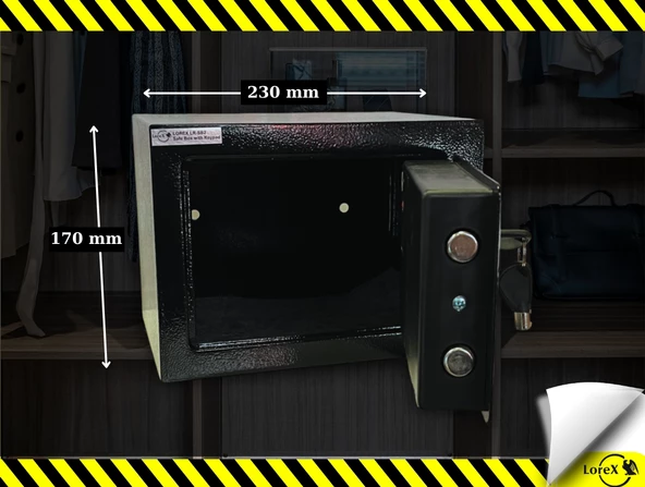 Çelik Şifreli ve Anahtarlı Para Kasası - 3