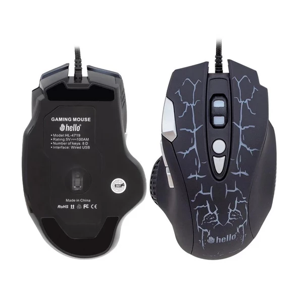 Hello HL-4719 Kablolu Oyuncu Gaming Mouse - 2